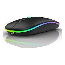 Genera Rechargeable Wireless Mouse – 2.4GHz Silent Click, USB Receiver, Ergonomic Portable Mouse for Laptop & PC
