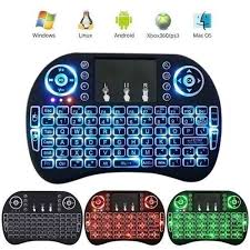 Android Mini Wireless Keyboard – Portable Bluetooth / 2.4GHz Remote Controller for Smart TV, Android Box & PC