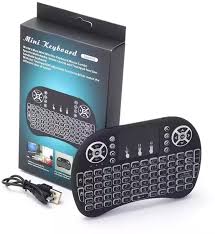 Android Mini Wireless Keyboard – Portable Bluetooth / 2.4GHz Remote Controller for Smart TV, Android Box & PC