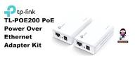 TP-Link TL-POE200 PoE Adapter Kit – Power Over Ethernet Injector & Splitter for IP Cameras, Access Points & Routers