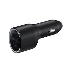 Samsung 45W Super Fast Car Charger USB-C – Dual Port Fast Charging Adapter for Galaxy S23/S22/S21, Note & Tablets