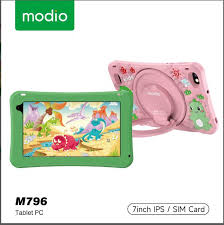 Genera M796 Kids Tablet – 6GB RAM, 256GB Storage, 7" HD Display, Dual SIM, WiFi Android Tablet with Parental Control & Free Accessories