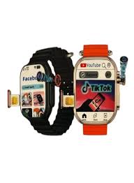 C96 Smartberry 4G Smartwatch – SIM Card, Android Smart Watch, Rotating Camera, WiFi, Bluetooth Calling & Fitness Tracker