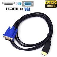 HDMI to VGA Adapter Cable – 1080p Converter for TV, Laptop, PC, Projector with Audio Support