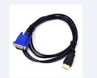 VGA to HDMI Adapter Cable – Video & Audio Converter for PC/Laptop to HDMI TV/Monitor, 1080p