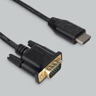 VGA to HDMI Adapter Cable – Video & Audio Converter for PC/Laptop to HDMI TV/Monitor, 1080p