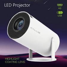 Calus H5A Smart Projector – Android WiFi Mini Projector, 1080P Support, Portable Home Cinema