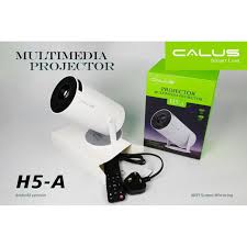 Calus H5A Smart Projector – Android WiFi Mini Projector, 1080P Support, Portable Home Cinema