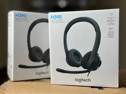 Logitech H390 USB Headphones – Noise Cancelling Mic, Digital Stereo Sound, Comfortable Headset with In-Line Controls for PC & Laptop