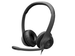 Logitech H390 USB Headphones – Noise Cancelling Mic, Digital Stereo Sound, Comfortable Headset with In-Line Controls for PC & Laptop