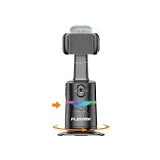 Plokama Auto A20 360° Smart Shooting Gimbal – AI Face Tracking, Gesture Control, Hands-Free Phone Holder for Vlogging & Live Streaming