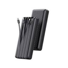 Oraimo 20000mAh Power Bank with 4 Built-in Cables – Traveler Link 20 Fast Charging, Multi-Device Support, LED Torch