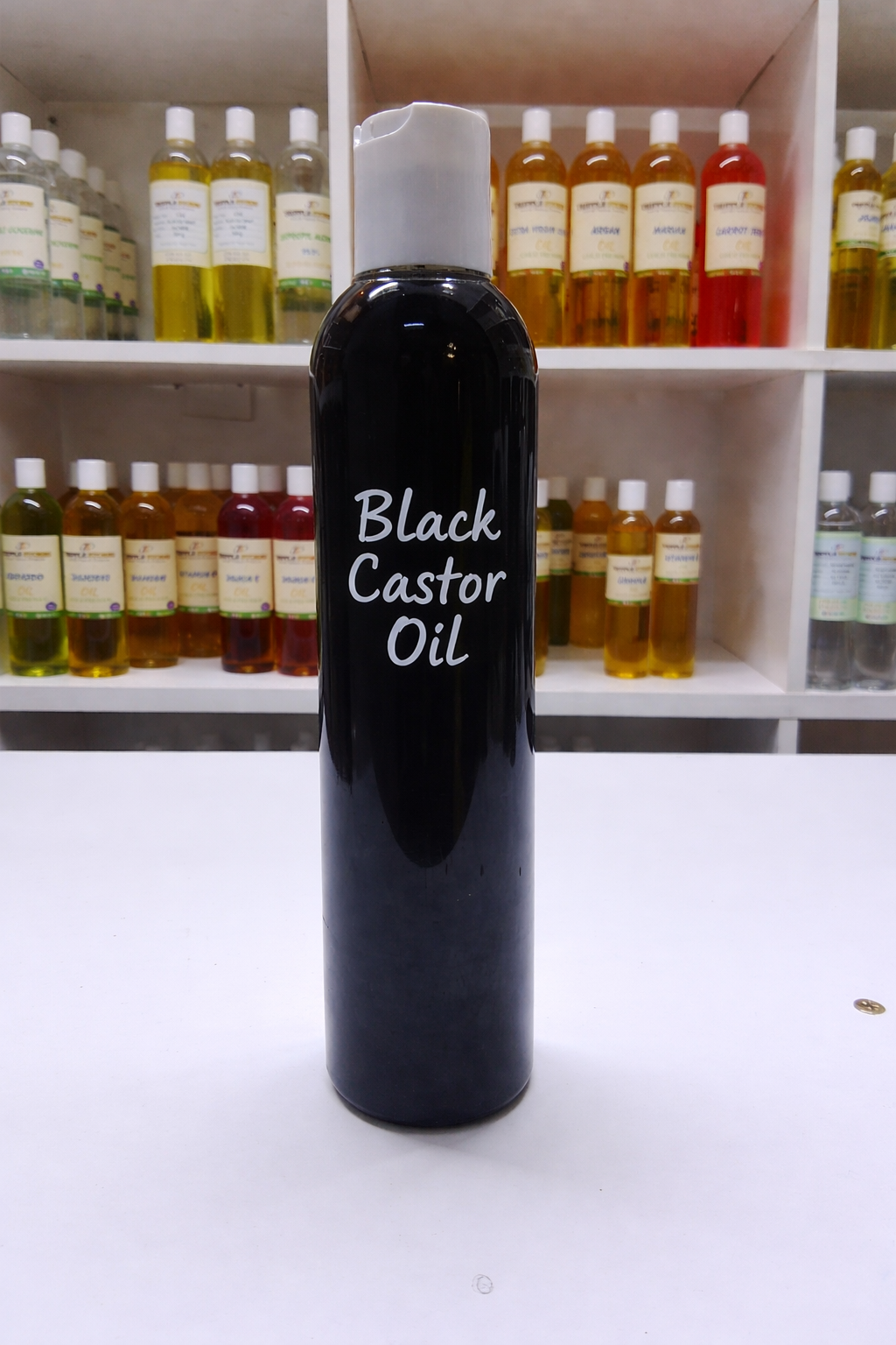 Black Castor Oil 100% Pure Natural Hair & Skin Care Oil – Hair Growth, Thickening, Moisturizing & Repair