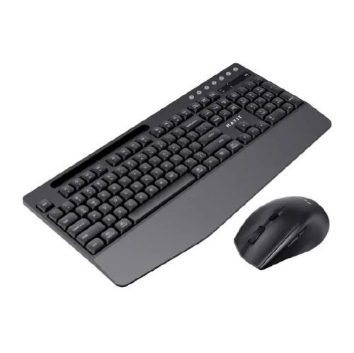 Havit KB251WB Wireless Keyboard and Mouse Combo – Ultra-Slim Ergonomic Design, Quiet Typing, Long Battery Life, Perfect for Home & Office Use