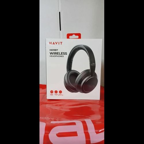 Havit H619BT Over‑Ear Wireless Bluetooth Headphones Sports Stereo Headset with Button Control, Long-Life Battery & 3 EQ Sound Modes