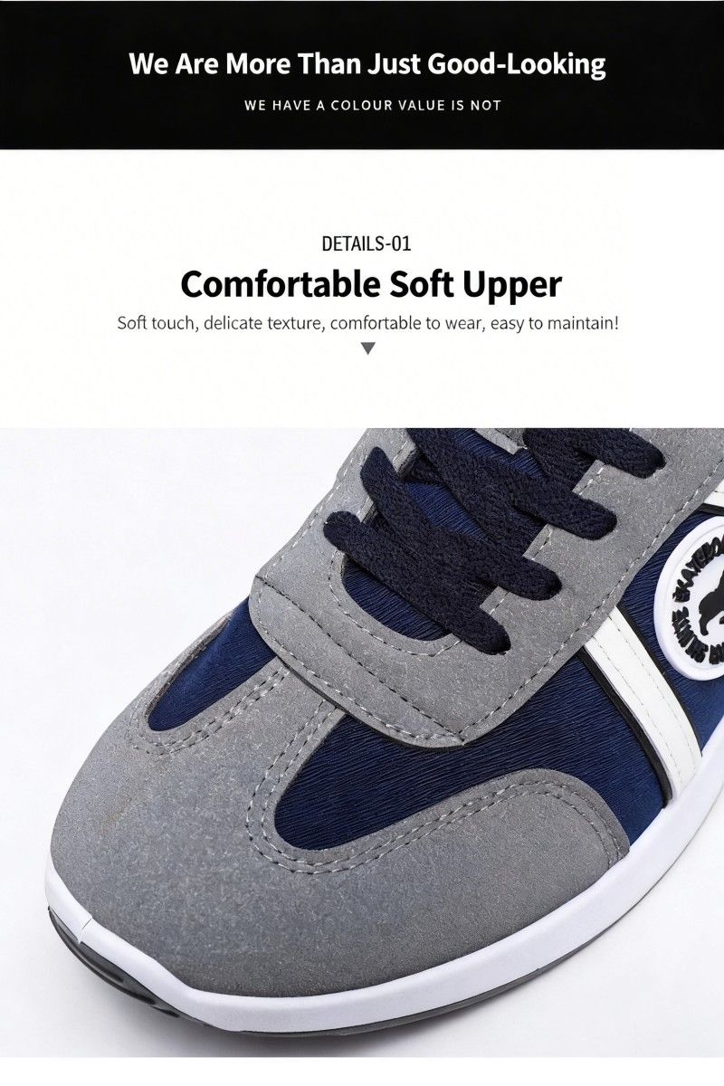 Mens Casual Shoes Comfortable Soft bottom anti slip Design Flats Sneakers Male Soft bottom low cut Men's sports board shoes39-44