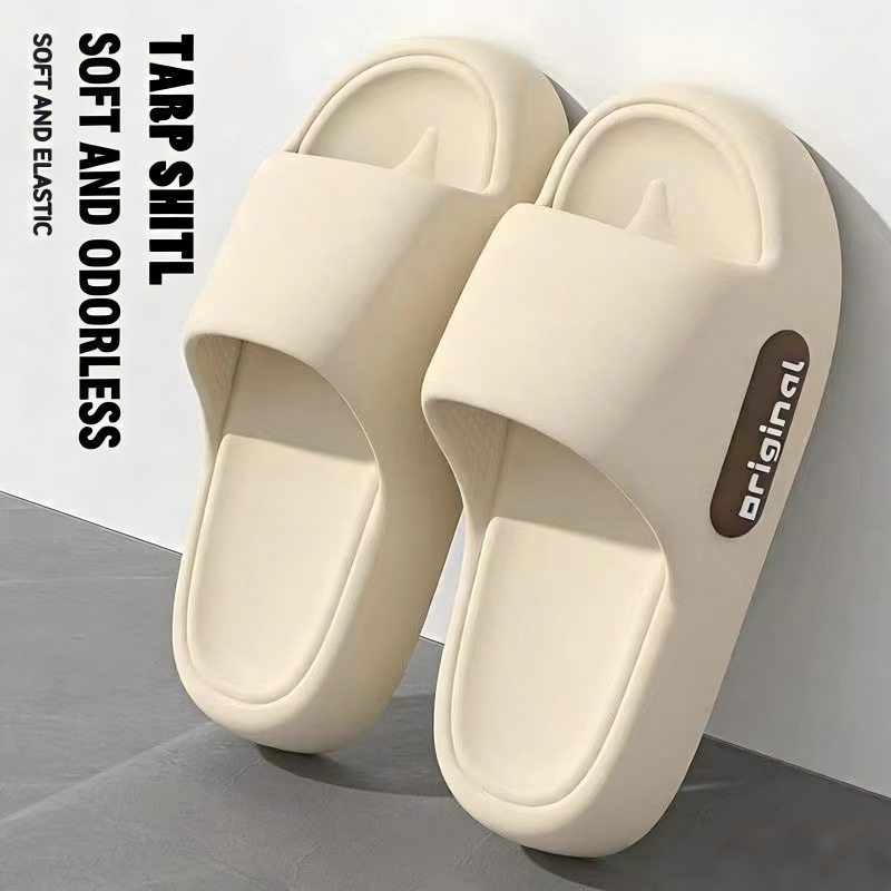 Thick Bottom Slippers Home Indoor Bathroom Couples Anti-Slip Comfortable Summer Hot Sale Of The Season New Style EVA Flat Hea...