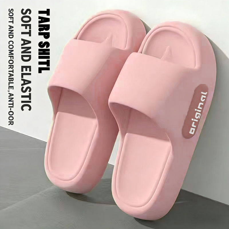Thick Bottom Slippers Home Indoor Bathroom Couples Anti-Slip Comfortable Summer Hot Sale Of The Season New Style EVA Flat Hea...