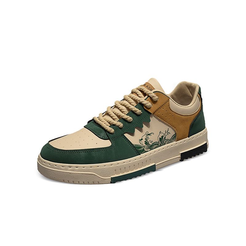 Men's Leather Low-Top Skateboarding Shoes Men's Sneakers Male Flats Non-Slip Sport Shoe Zapatillas Hombre Men Footwear Plus Size