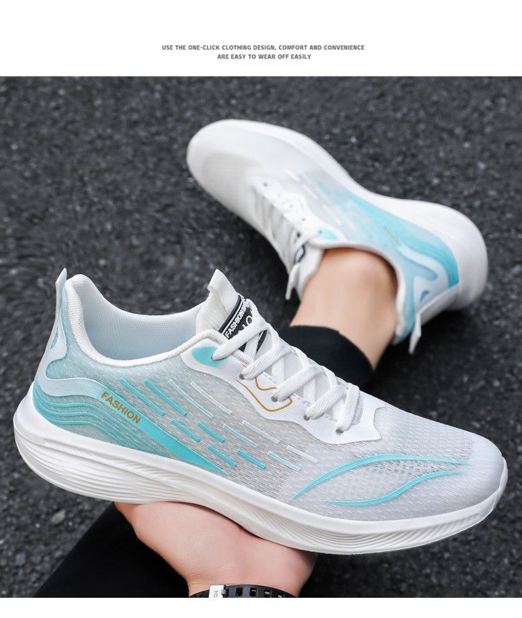 New Style Men's Lightweight Sneakers Size39-47Breathable Mesh Casual Sports Shoes Non-slip Walking Running Tennis Shoes for Male