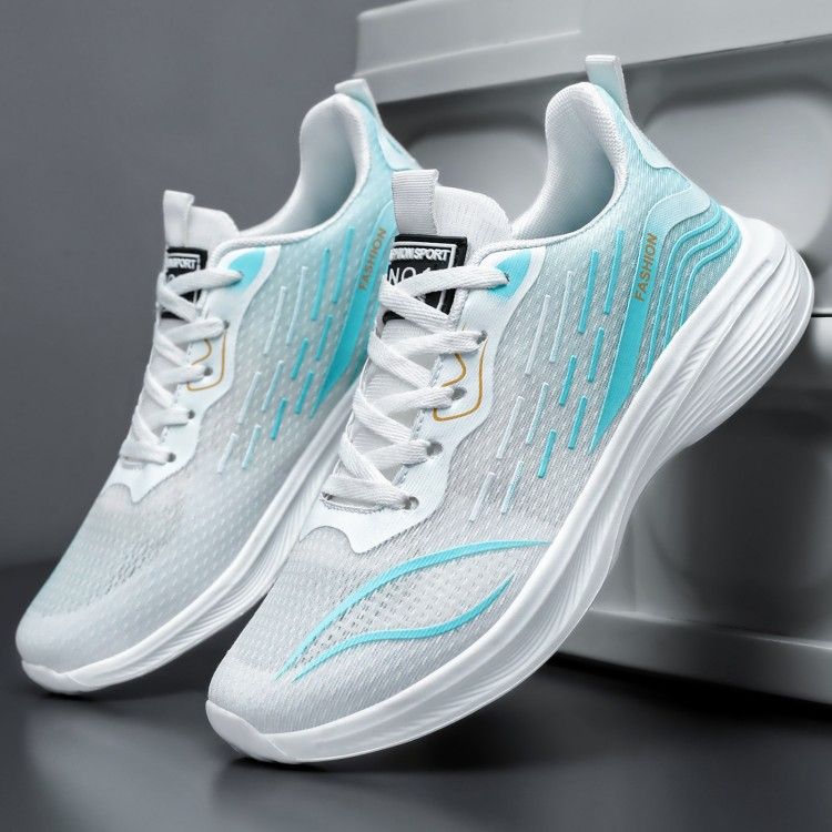 New Style Men's Lightweight Sneakers Size39-47Breathable Mesh Casual Sports Shoes Non-slip Walking Running Tennis Shoes for Male