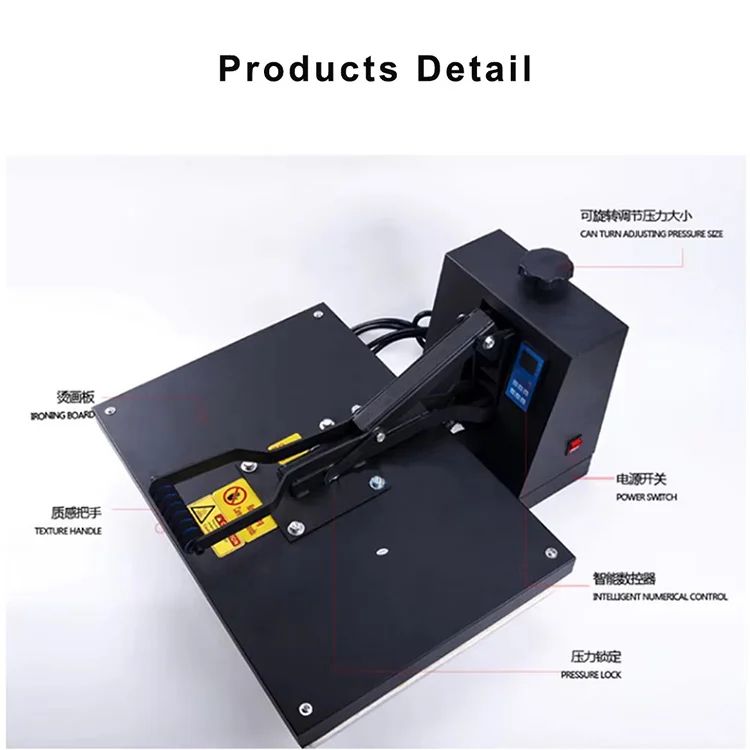 Clothes Heat Transfer Printing Machines Flatbed T-Shirt T-Shirt Ironing Hot Stamping Flat Ironing Hot New Flatbed