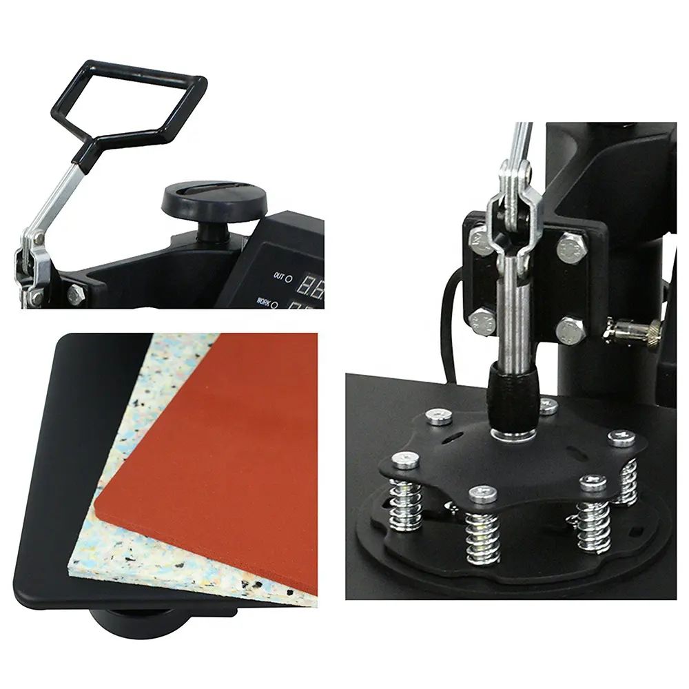 10 in 1 Combo Multi-Functional Heat Transfer Press Machine for Pen Mug Plate Cloth T-shirt Heat Transfer Printing Machine
