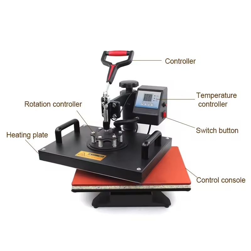 10 in 1 Combo Multi-Functional Heat Transfer Press Machine for Pen Mug Plate Cloth T-shirt Heat Transfer Printing Machine