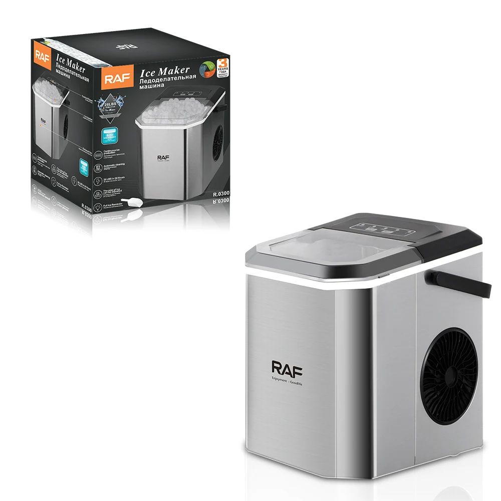 Automatic Household Mini Portable Ice Maker Machine Freestanding Automatic Liquid Freezer Automatic Cleaning