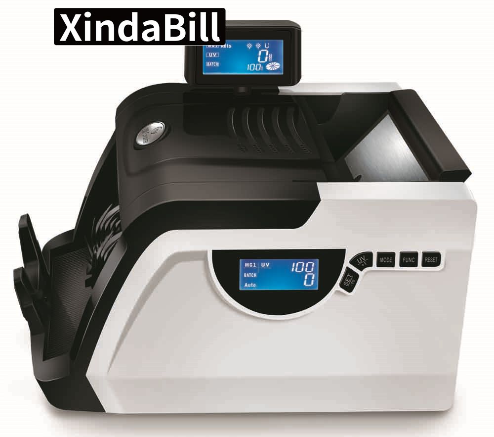 Automatic Money Counter Machine Bank Supermarket Banknote Cash Counting Detecting