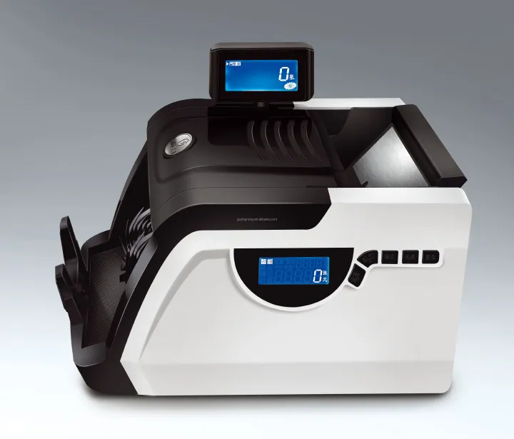Banknote Currency Money Bill Note Counter Counting Machine with Dual/two/double LCD Display