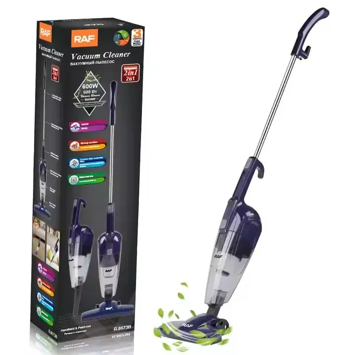 2 Household Handheld Electric Customized Home Vertical Push-rod Stick Corded Dry HEPA Filtration Lightweight Portable