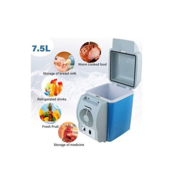 7.5L Portable Car Fridge & Warmer – Mini Electric Cooler Box with Dual Function