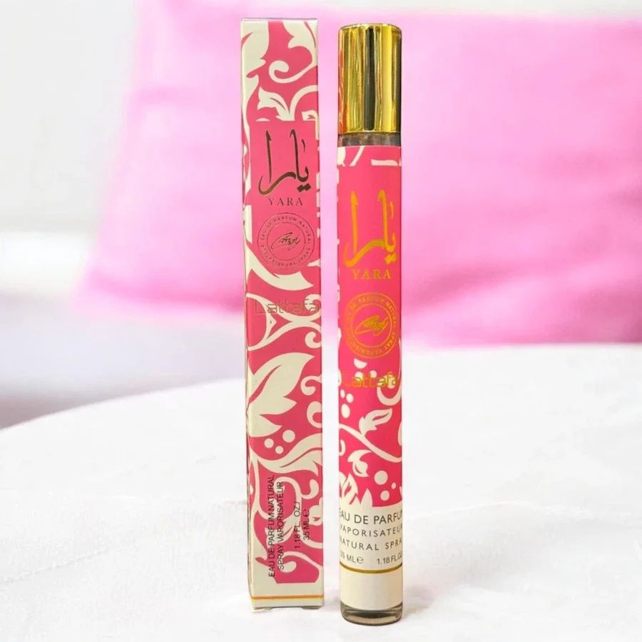 LIMITED OFFER!! YARA by LATTAFA TRAVEL SIZE Eau De PARFUM SPRAY (12ML): Original (Pink), Candy (Hot Pink), Tous (Orange), Moi (White) Fragrances