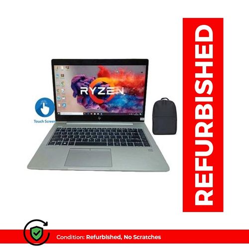 (SPECIAL OFFER) HP EliteBook 745 G6 AMD Ryzen 5 PRO 3500U 16GB RAM 512GB SSD 14 Inches Full HD Touchscreen + 2GB AMD Radeon Graphics 2.1 GHz- 4.0GHz Quad Core Windows 11 Pro Refurbished Laptop