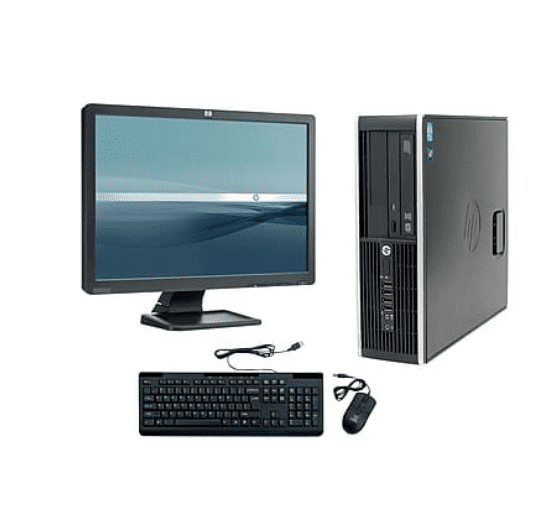 HP Complete Desktop Computer Set Core 2 Duo 4GB RAM 500GB HDD 17 Inch Monitor Keyboard Mouse Windows 11 MS Office Ready to Use Home Office School Desktop PC Free Mouse Pad Kenya
