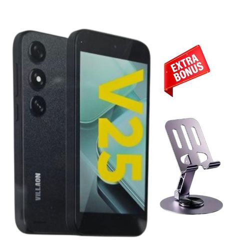 BRAND NEW Villaon V25 Smartphone | 5 Inch Display 2GB RAM 32GB Storage | Quad Core Dual SIM 3000mAh Battery 8MP Camera Budget Android Phone | Expandable Storage Reliable Affordable Phone Kenya