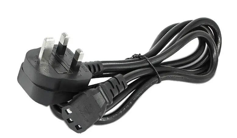 1.8m Long Computer Power Cable | Desktop, PC, Monitor Power Cord | Heavy Duty AC Cable | Universal Power Cable for CPU Monitor Printer UPS | Durable Reliable Power Cord Kenya