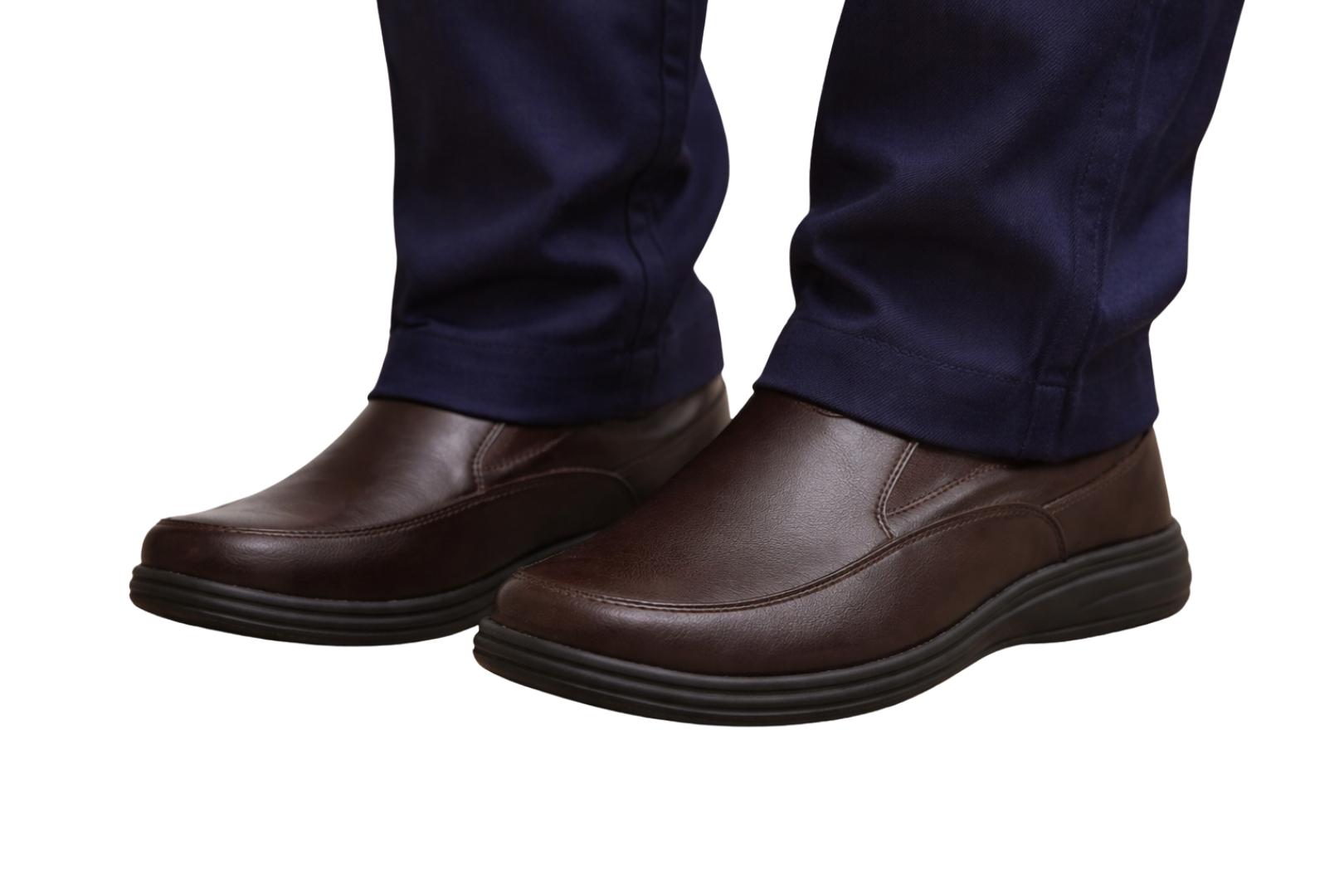 Bata Remo Men's Genuine Leather Loafers - Stylish Black Slip-On Formal Shoes for Office & Occasions