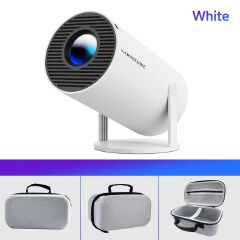 【Bantu Box】 HY300  Android 11 Wifi6 110ANSI Allwinner RK3326 BT5 1080P 1280*60Projector HY300 Android 11 Wifi6 110ANSI Allwinner RK3326 BT5 1080P 1280*600P Portable projector Home Cinema Outdoor