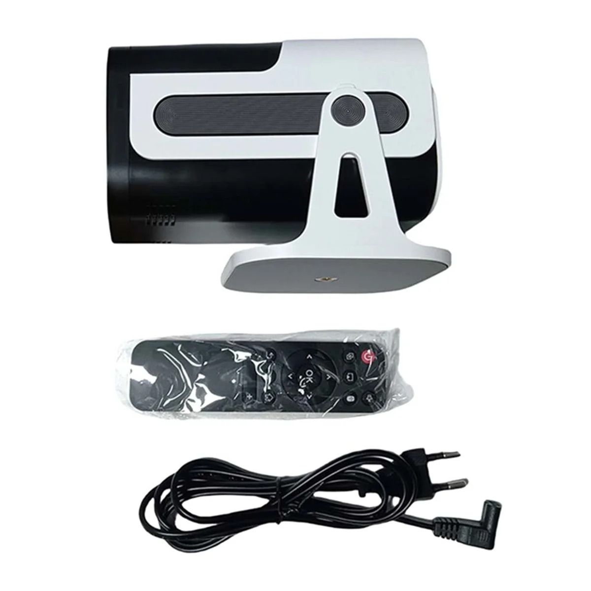 【Bantu Box】 Retail! JY320 Mini Projector 720P Android 13 4K Support, 180 ANSI, WiFi 6, BT 5.0, Cinema 180° Rotable Video Projection EU PLUG