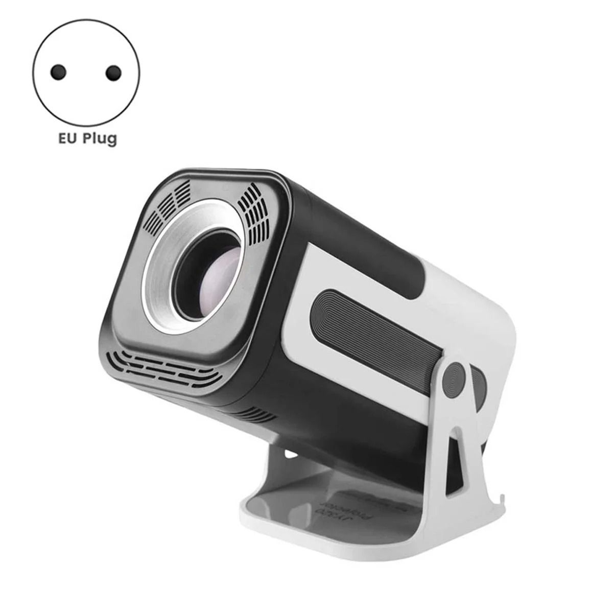 【Bantu Box】 Retail! JY320 Mini Projector 720P Android 13 4K Support, 180 ANSI, WiFi 6, BT 5.0, Cinema 180° Rotable Video Projection EU PLUG