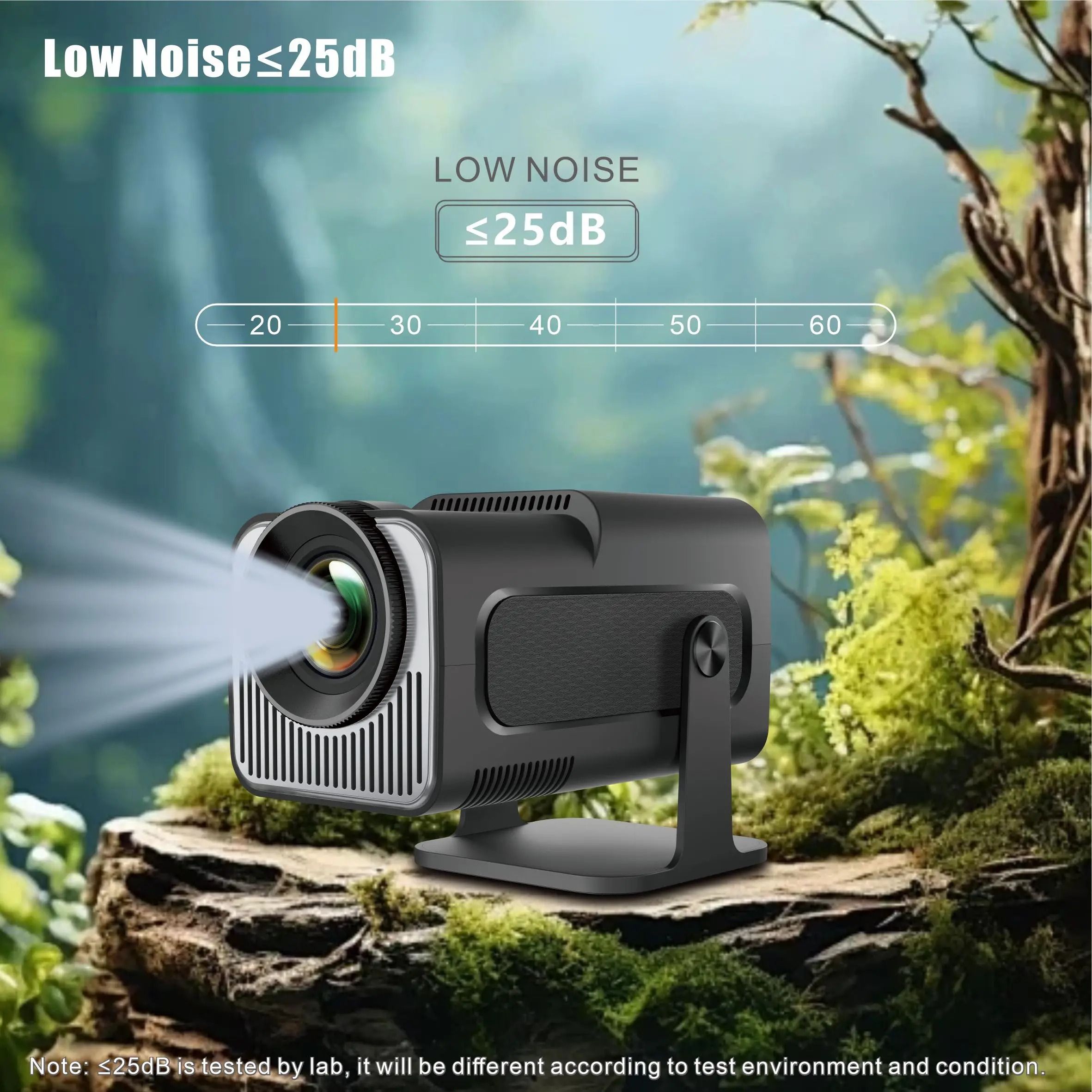 【Bantu Box】4K Portable Projector HY320 Minigame set Android 13 Wifi6 BT5.0 Native 720P Video Projector Home Outdoor Cinema Smart Projectors Movie