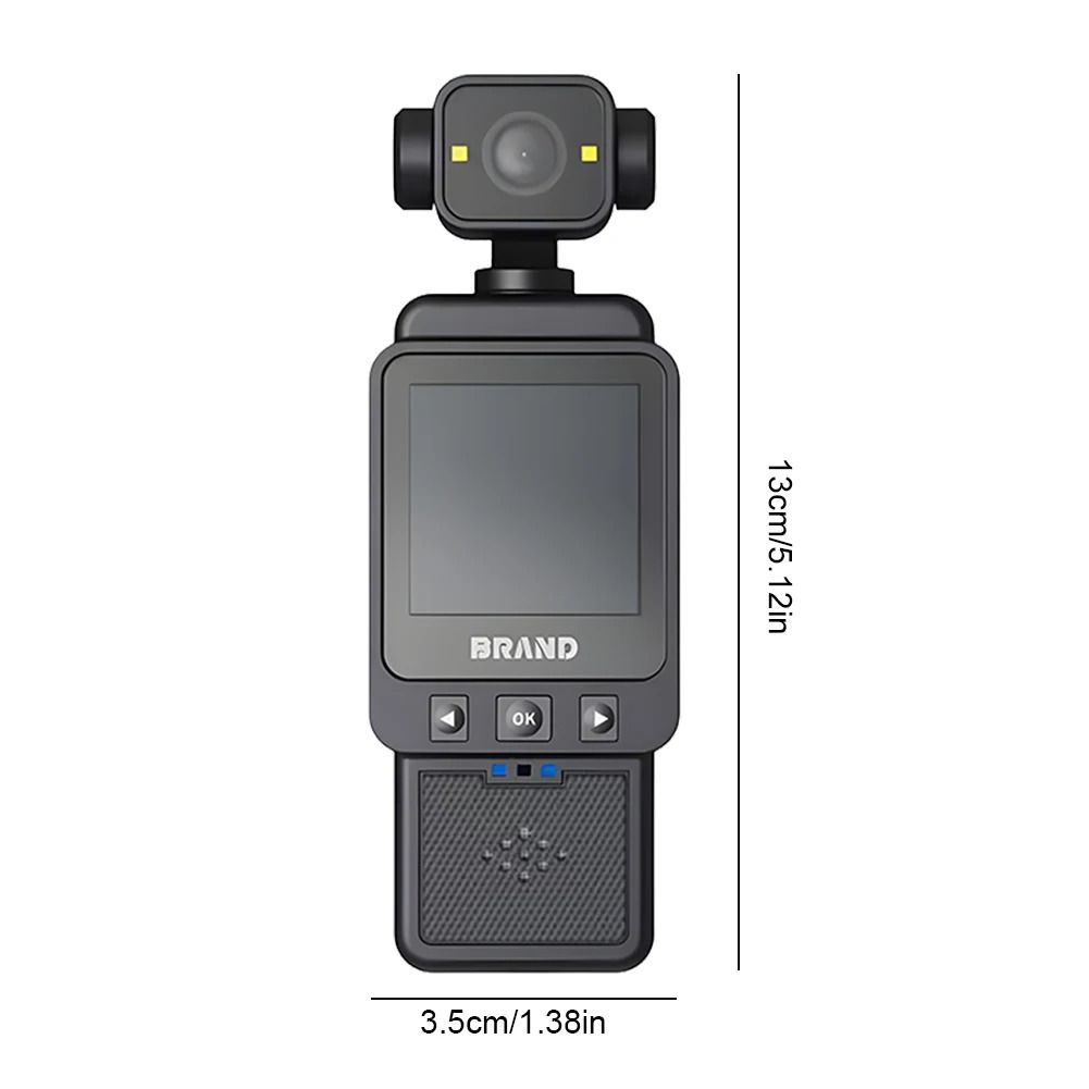 【Bantu Box】DV01 1080P HD WiFi Action Camera Travel Bicycle Driver Recorder 360° Rotatable Vlog Pocket Sports Camera for Motorcycle and Vlogging