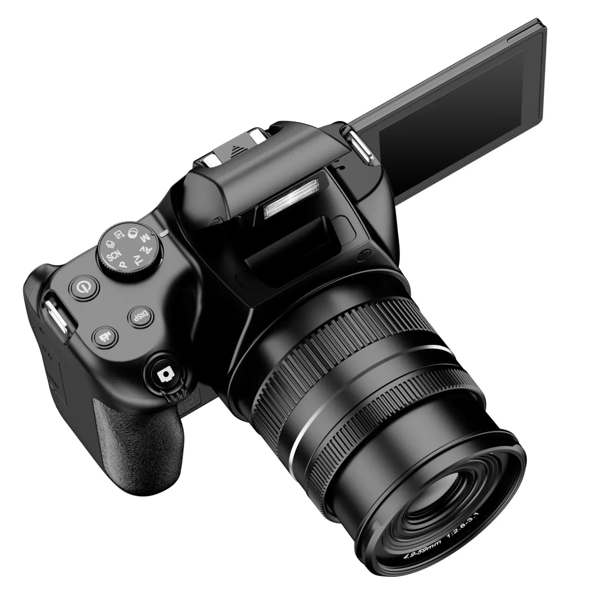 【Bantu Box】W3 new 72 million pixels, digital camera high definition optical zoom, micro single, female studentEntry-level DSLR camera for selfie, 4K HD video recording, student-friendly, telephoto len