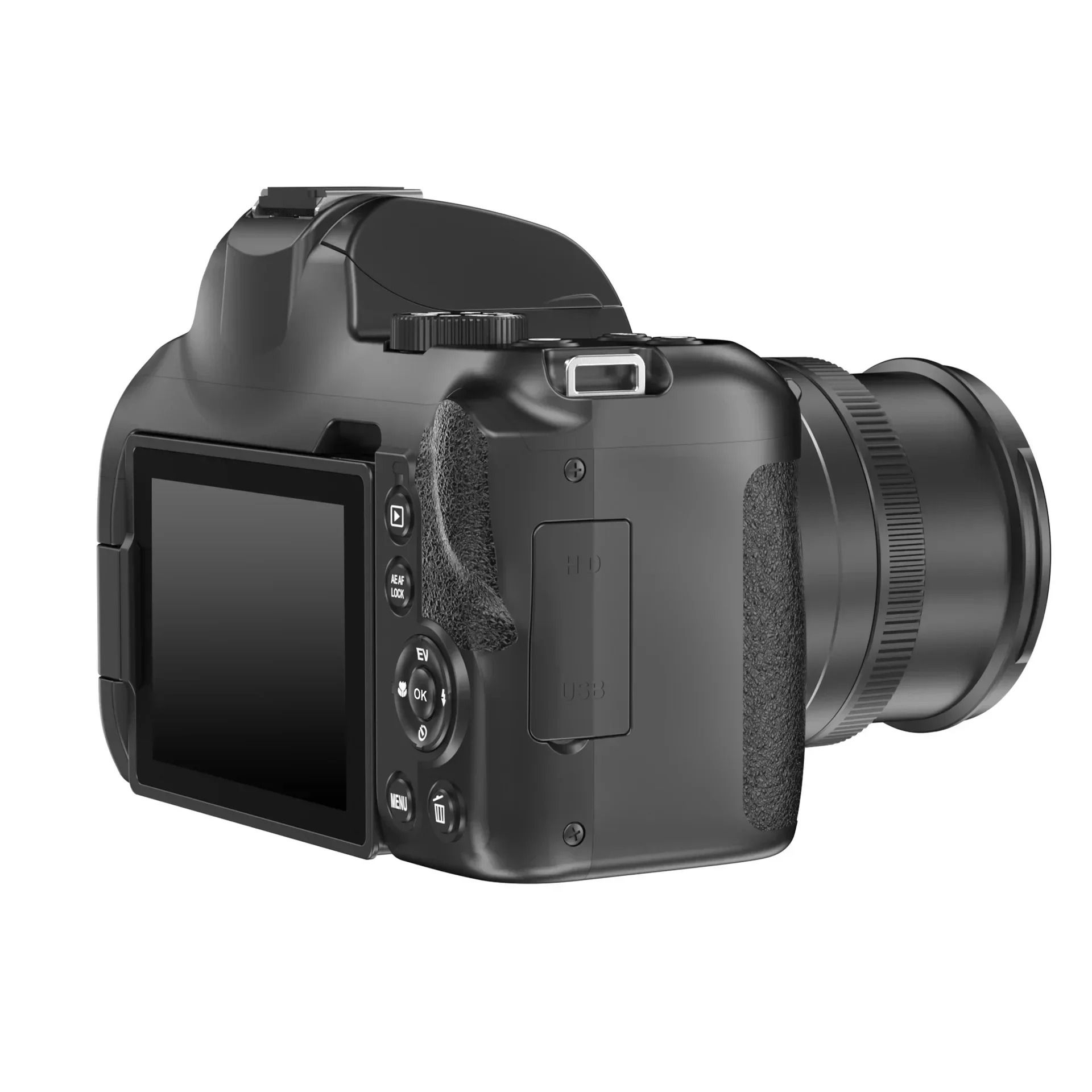 【Bantu Box】W3 new 72 million pixels, digital camera high definition optical zoom, micro single, female studentEntry-level DSLR camera for selfie, 4K HD video recording, student-friendly, telephoto len