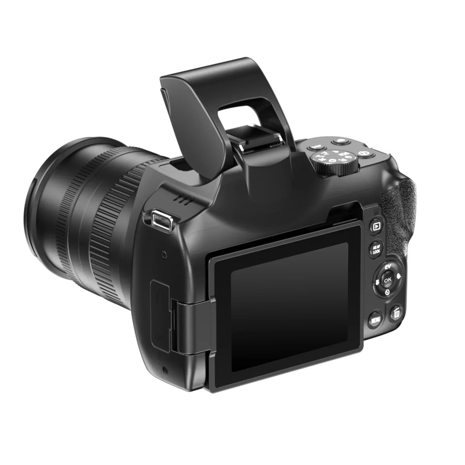【Bantu Box】W3 new 72 million pixels, digital camera high definition optical zoom, micro single, female studentEntry-level DSLR camera for selfie, 4K HD video recording, student-friendly, telephoto len