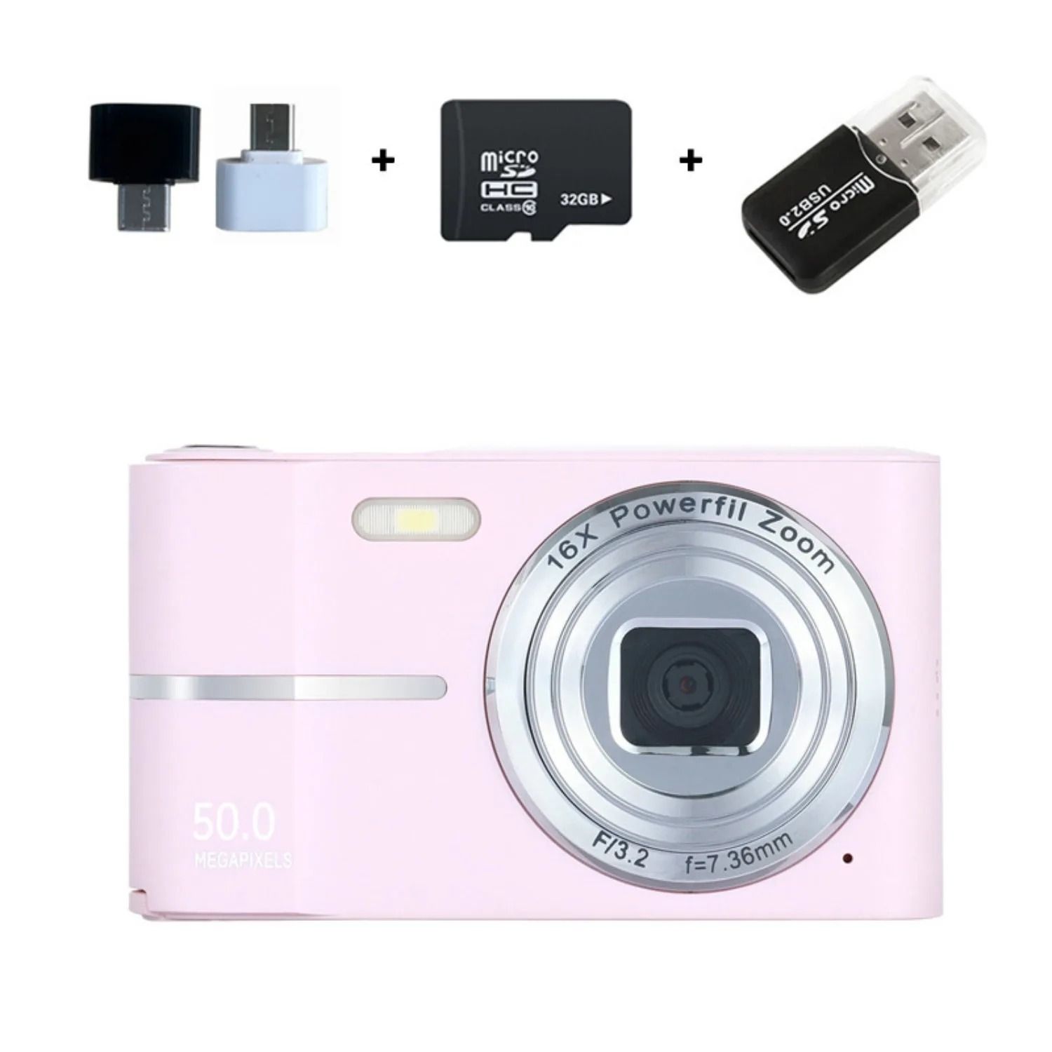 【Bantu Box】M03 CCD HD 4K Pixel Digital Photo Camera Student Entry-Level Mini Card Camera Home Use Shooting Camera for Beginners Gift