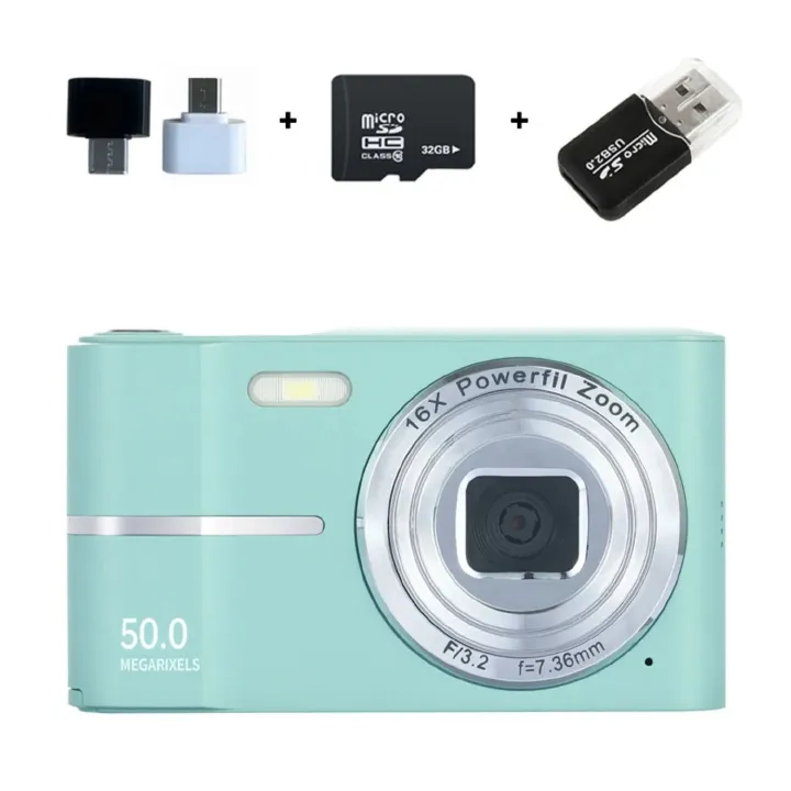 【Bantu Box】M03 CCD HD 4K Pixel Digital Photo Camera Student Entry-Level Mini Card Camera Home Use Shooting Camera for Beginners Gift
