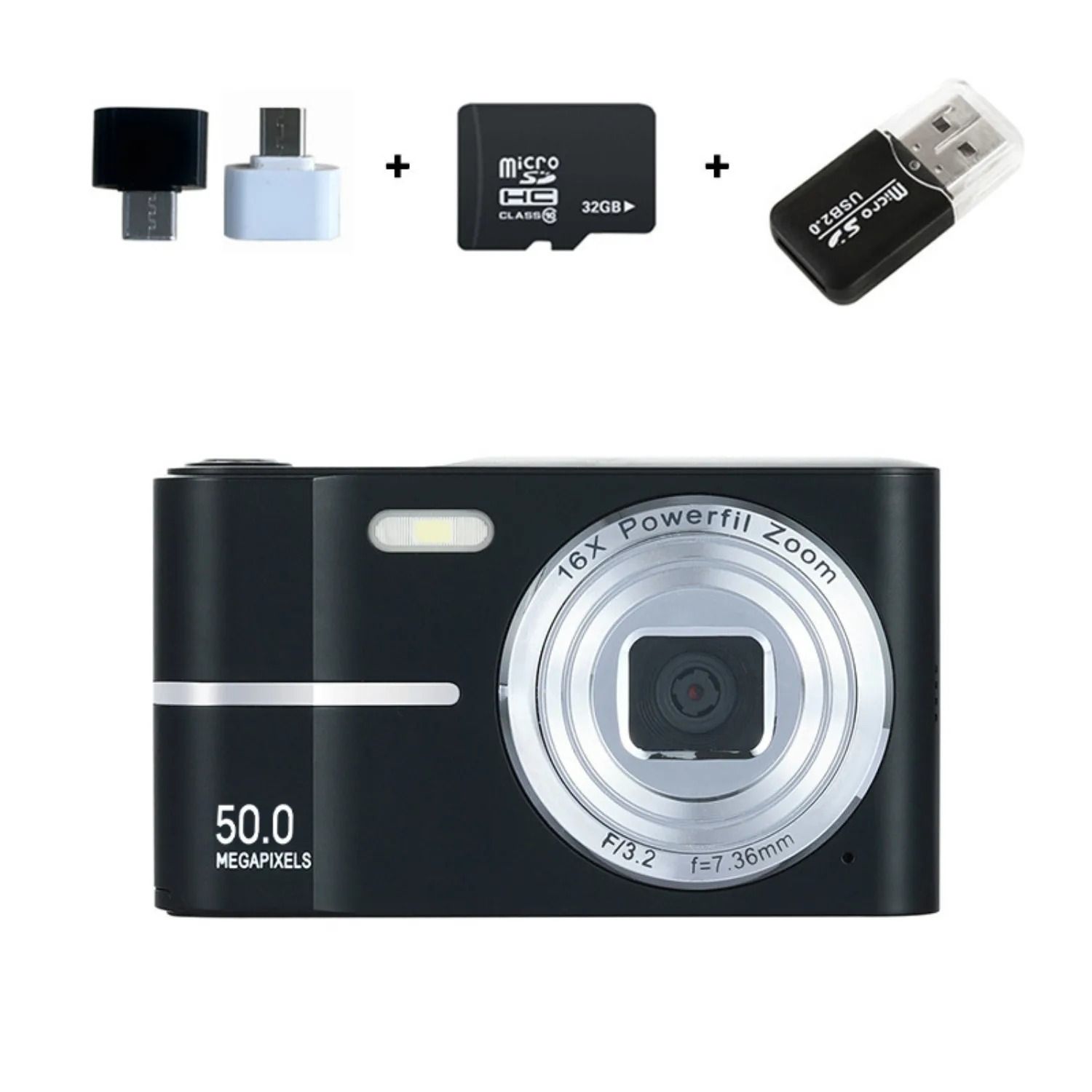 【Bantu Box】M03 CCD HD 4K Pixel Digital Photo Camera Student Entry-Level Mini Card Camera Home Use Shooting Camera for Beginners Gift